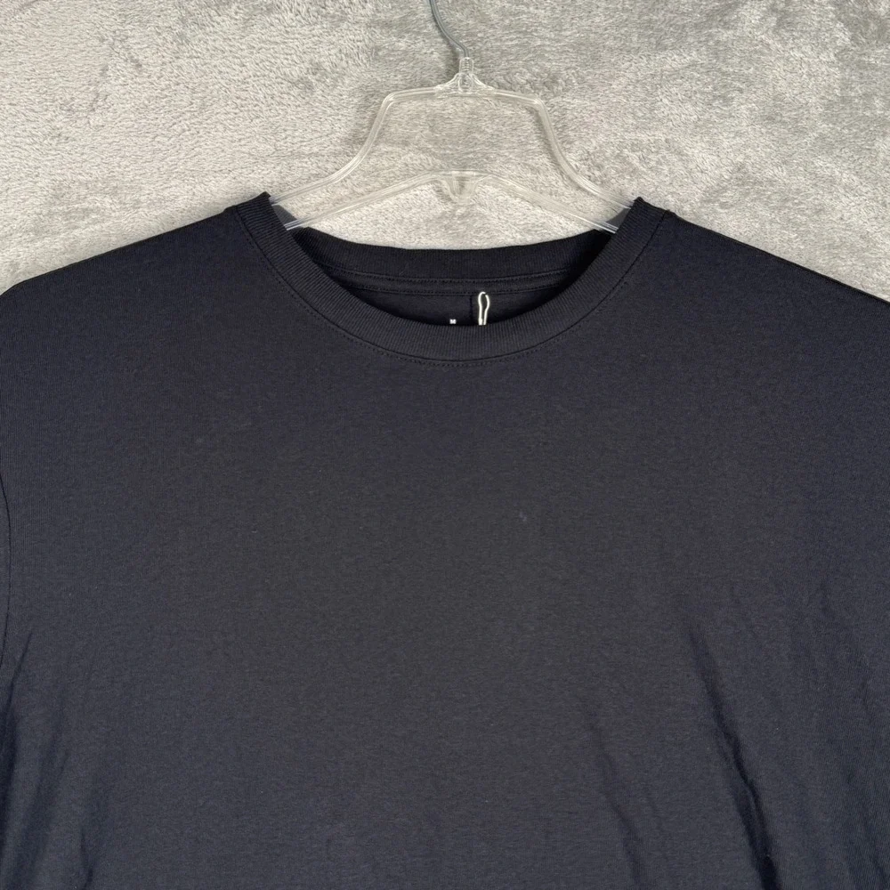 Everlane Premium-Weight Relaxed Crew Black T-Shirt Men's M NWT Clean Luxury - Picture 4 of 10